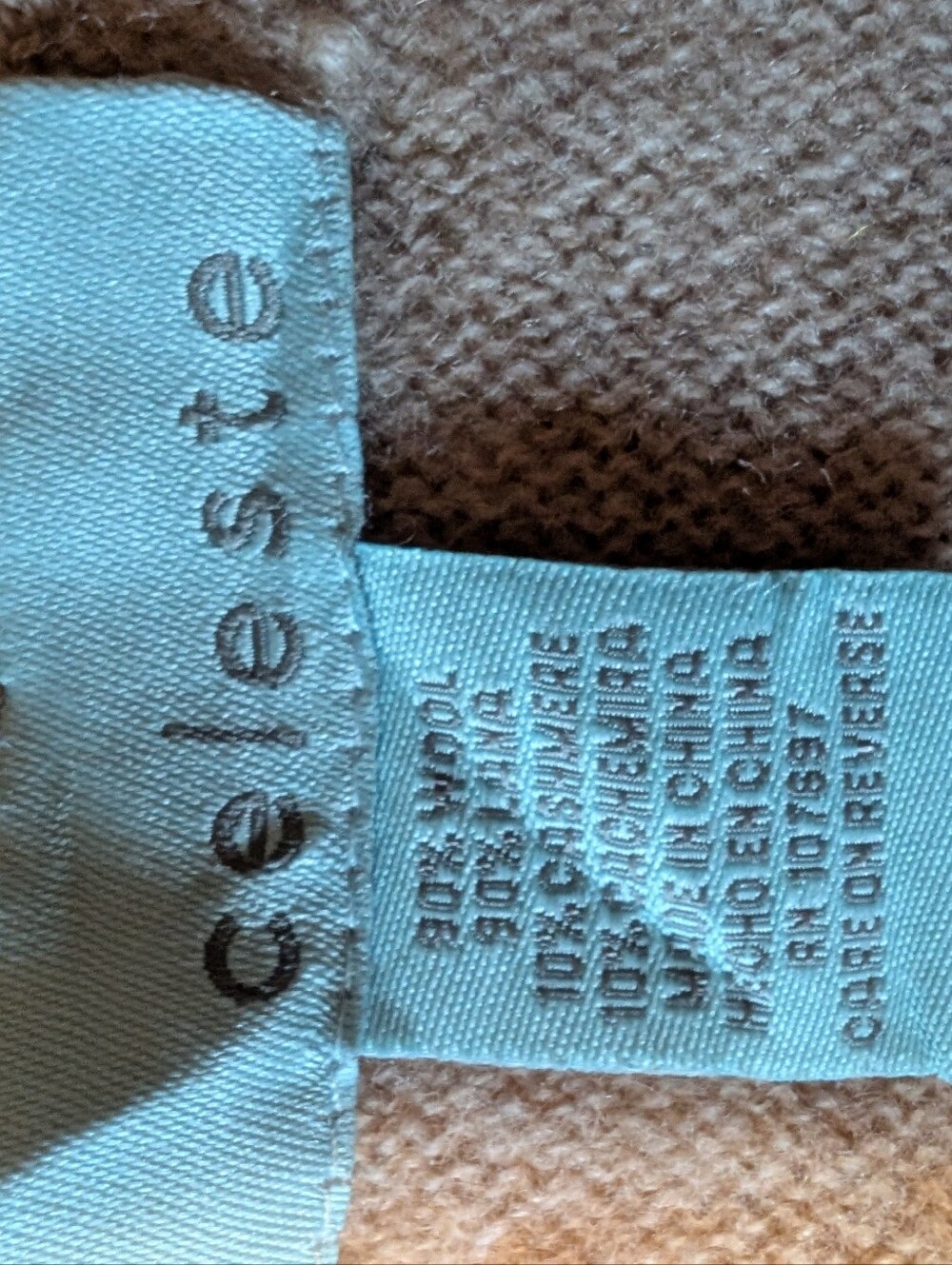 Wool/Cashmere Poncho,Topper O/S - Picture 4 of 4